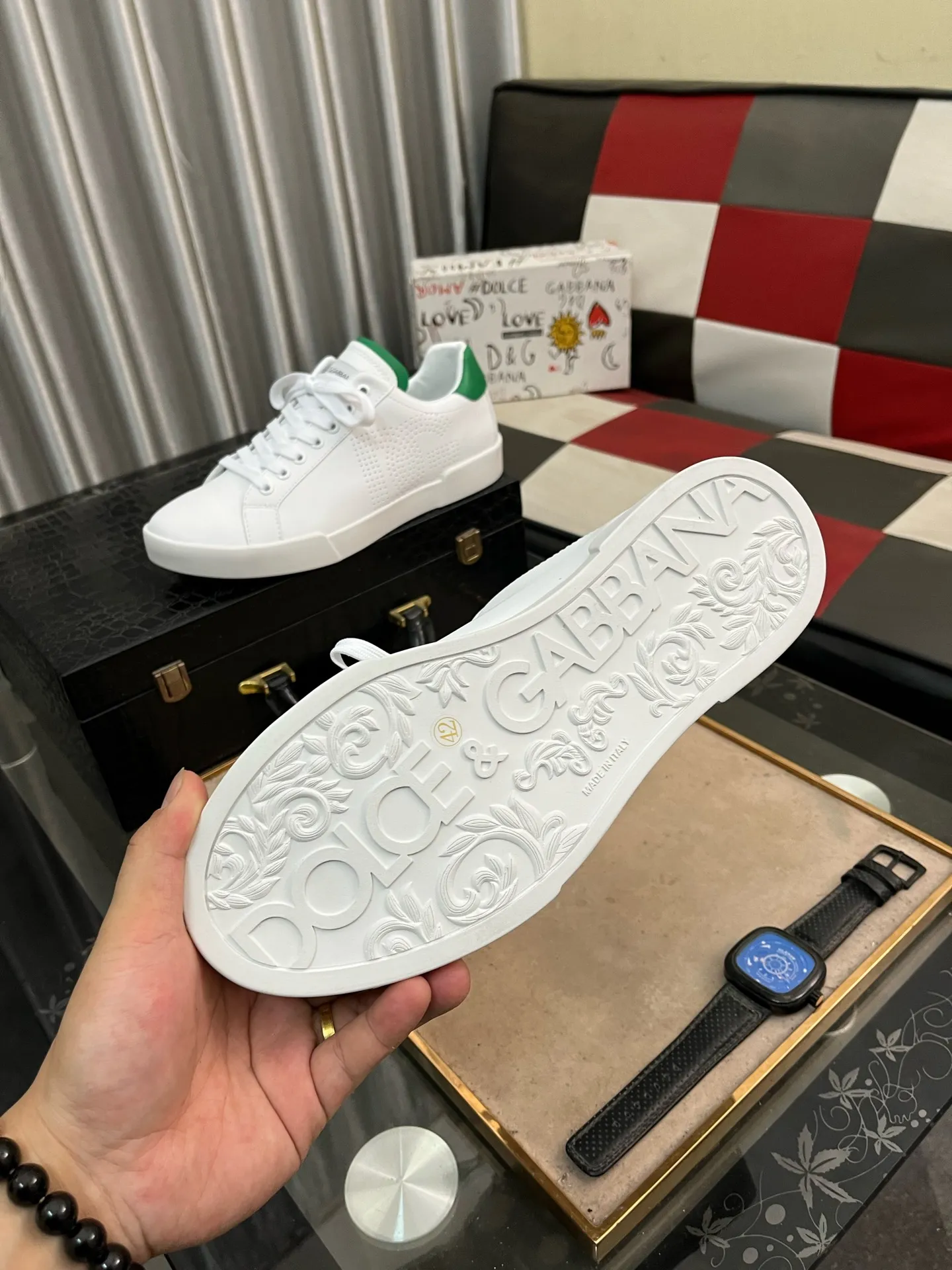 Men's shoes 💰420⌚️⌚️【DG～】Men's casual shoes 2024z cabinet sales simultaneously 🔶Size: 38-44#️⃣ 🔷🔜The upper is made of multi-material splicing➕Genuine leather lining, comfortable and breathable, sole: original comfortable and wear-resistant outsole, ⚠️Photographed in real life🎬The real thing is better📢📢📢5️⃣colors available